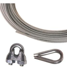 High Strength 304 316 Stainless Steel Wire Rope 