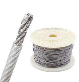 Factory Price Fiber Core Pvc Coated Stainless Steel Wire Rope  